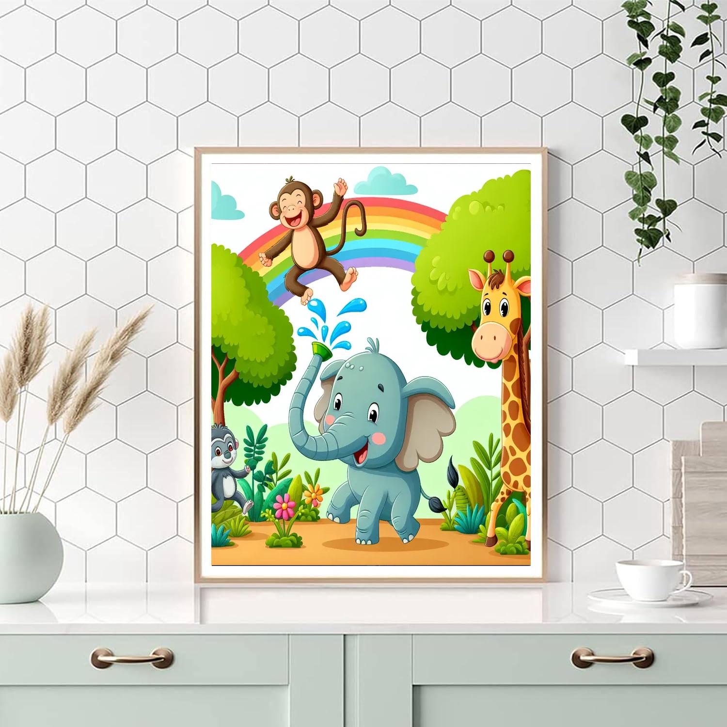 Adventures In The Animal Kingdom Paint By Numbers