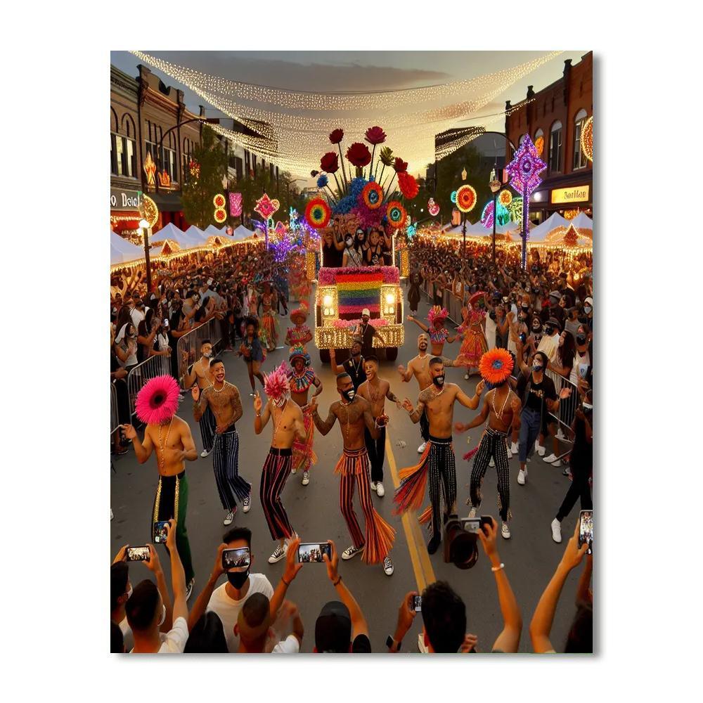 The Great Fiesta Paint By Numbers Art