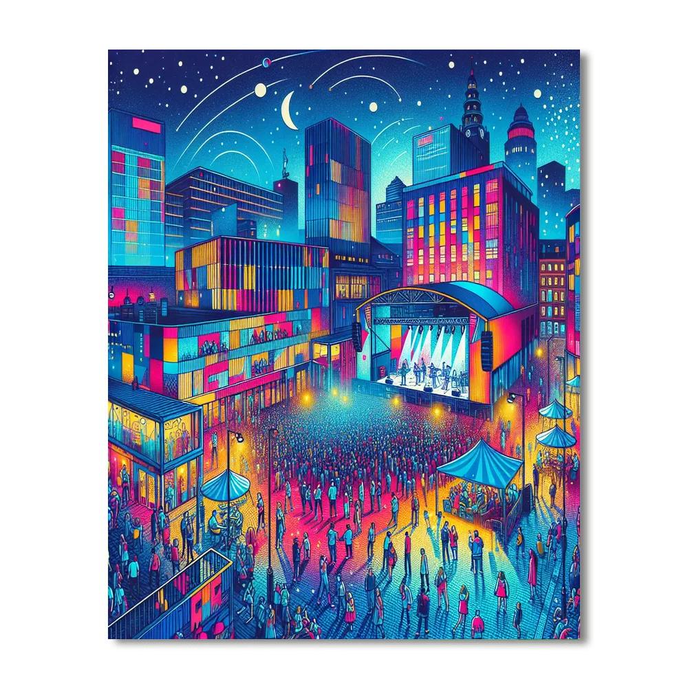 Berlin Music Week - Germany Painting Number Kit