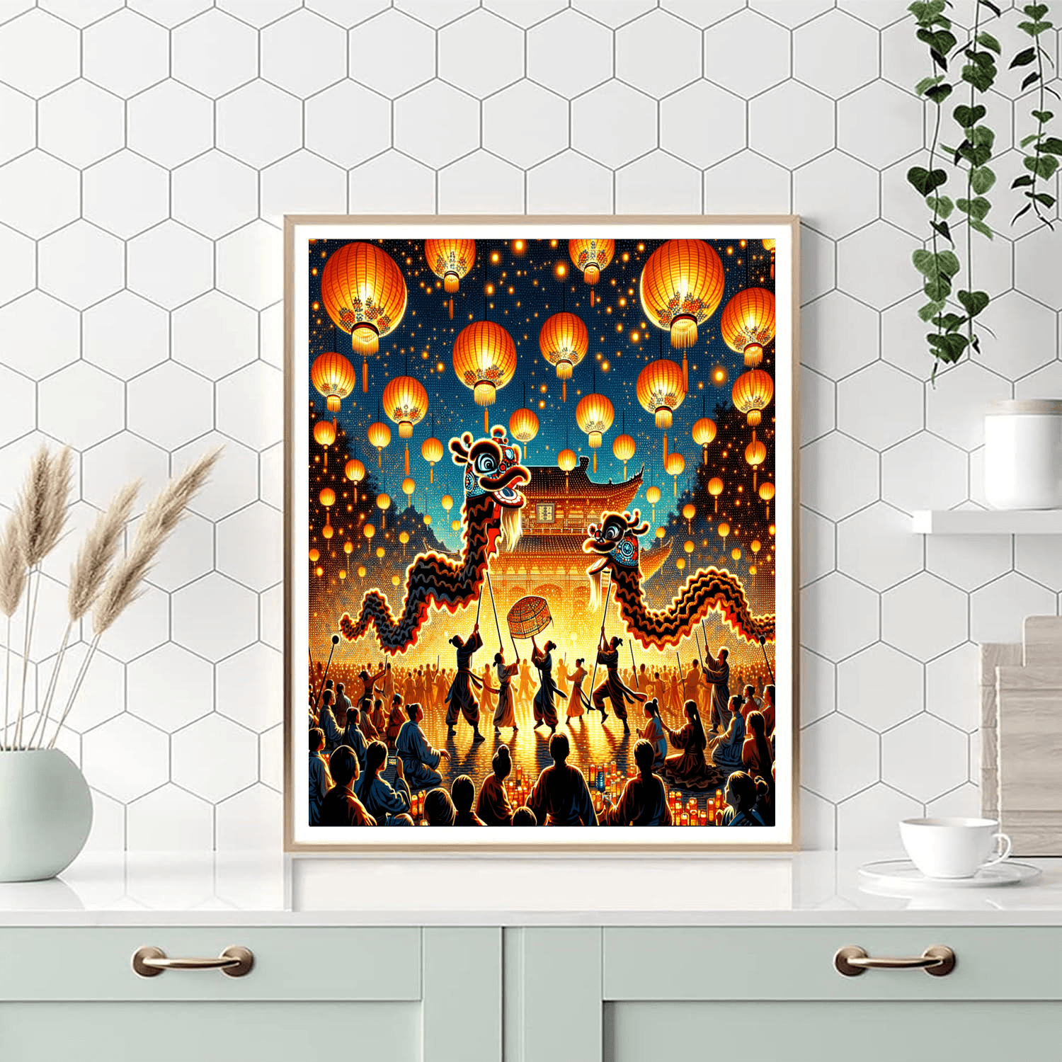 Taipei Lantern Festival - Taiwan Number Painting