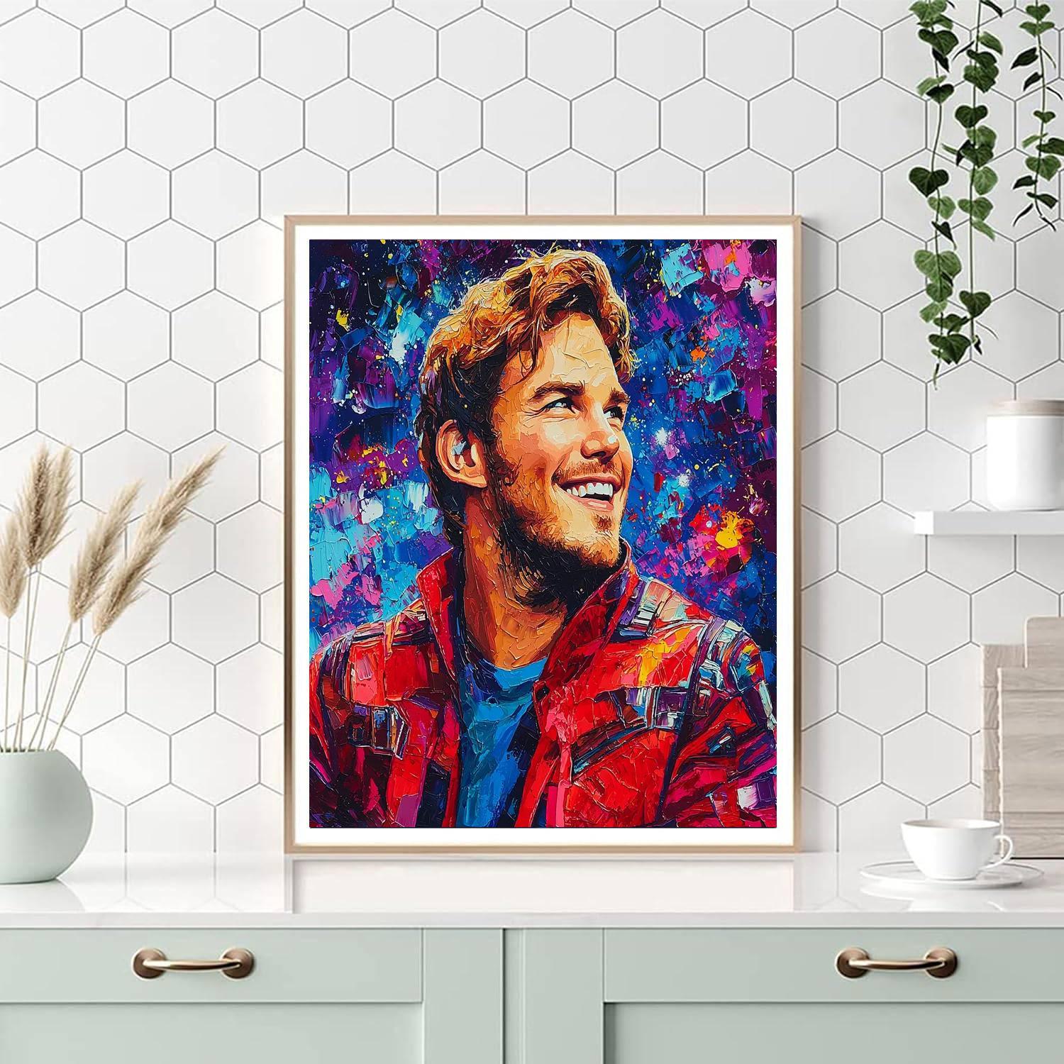 Chris Pratt: The Heart Of Star-lord Paint By Numbers Kits