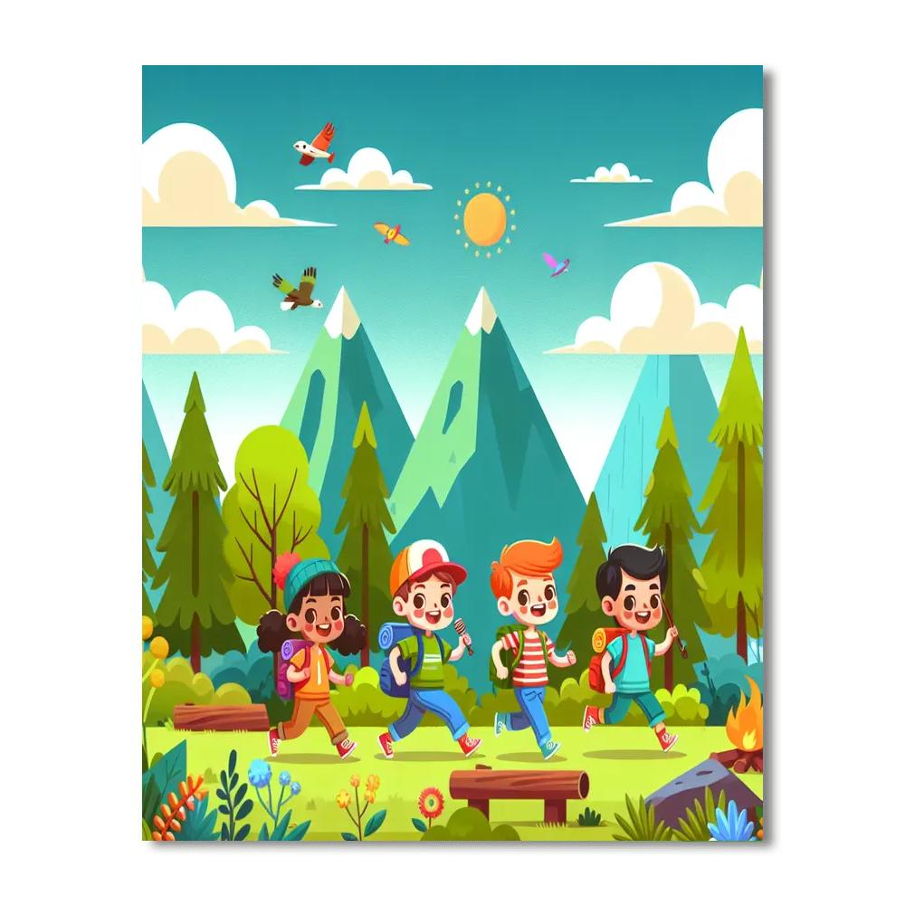 Outdoor Adventure Explorers Paint By Numbers Kits