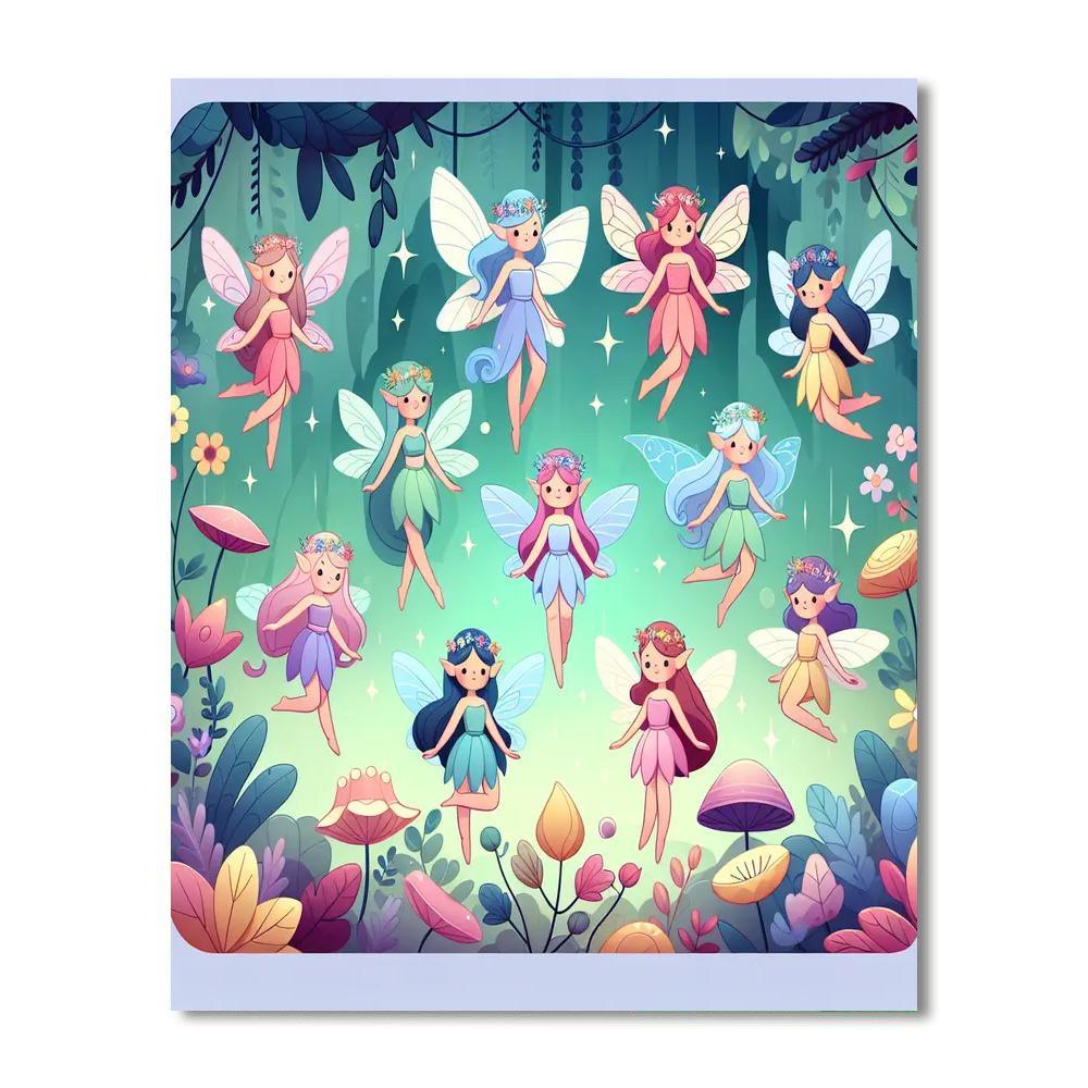 Pixie Hollow Adventure Paint By Numbers