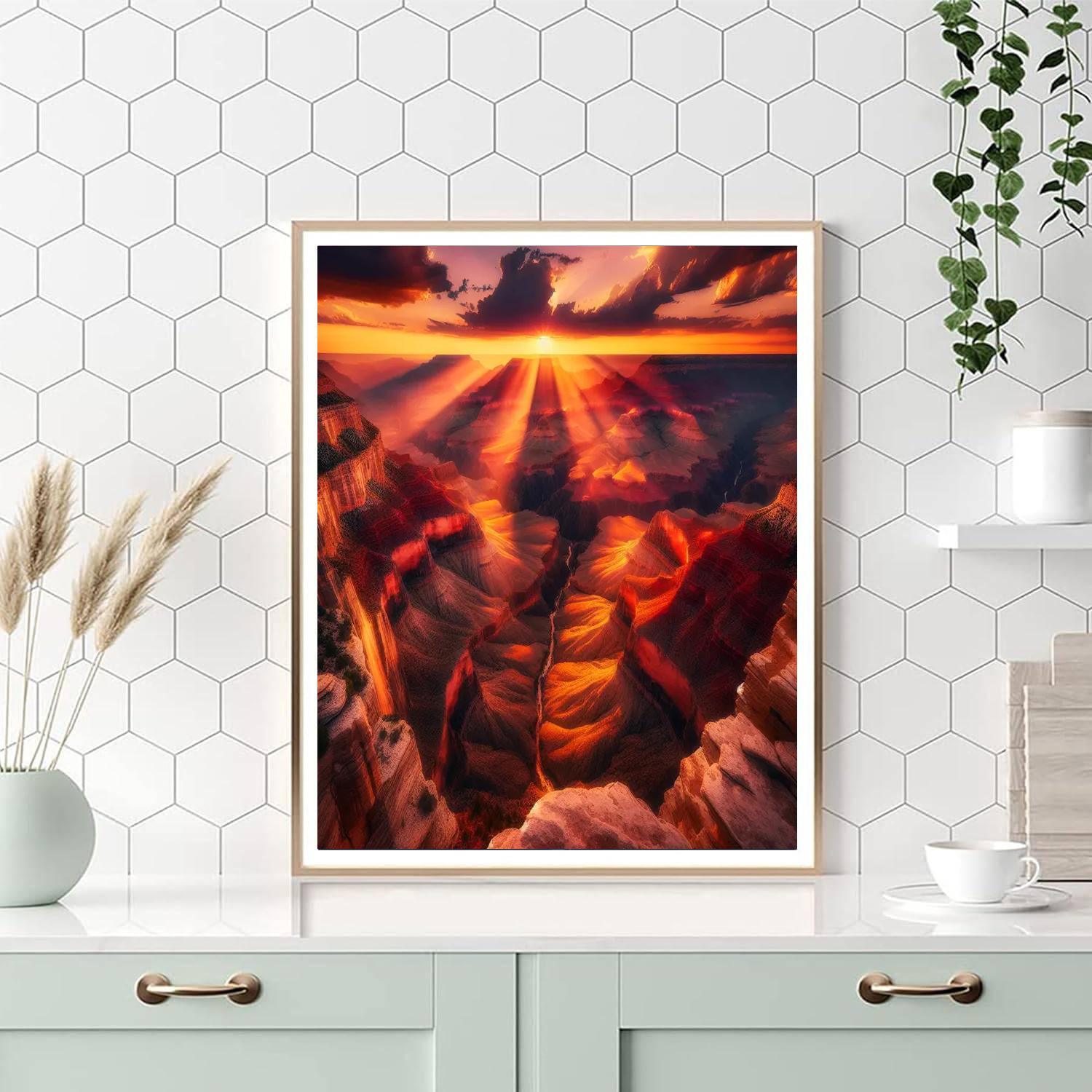 Grand Canyon Splendor Numbered Painting Kits