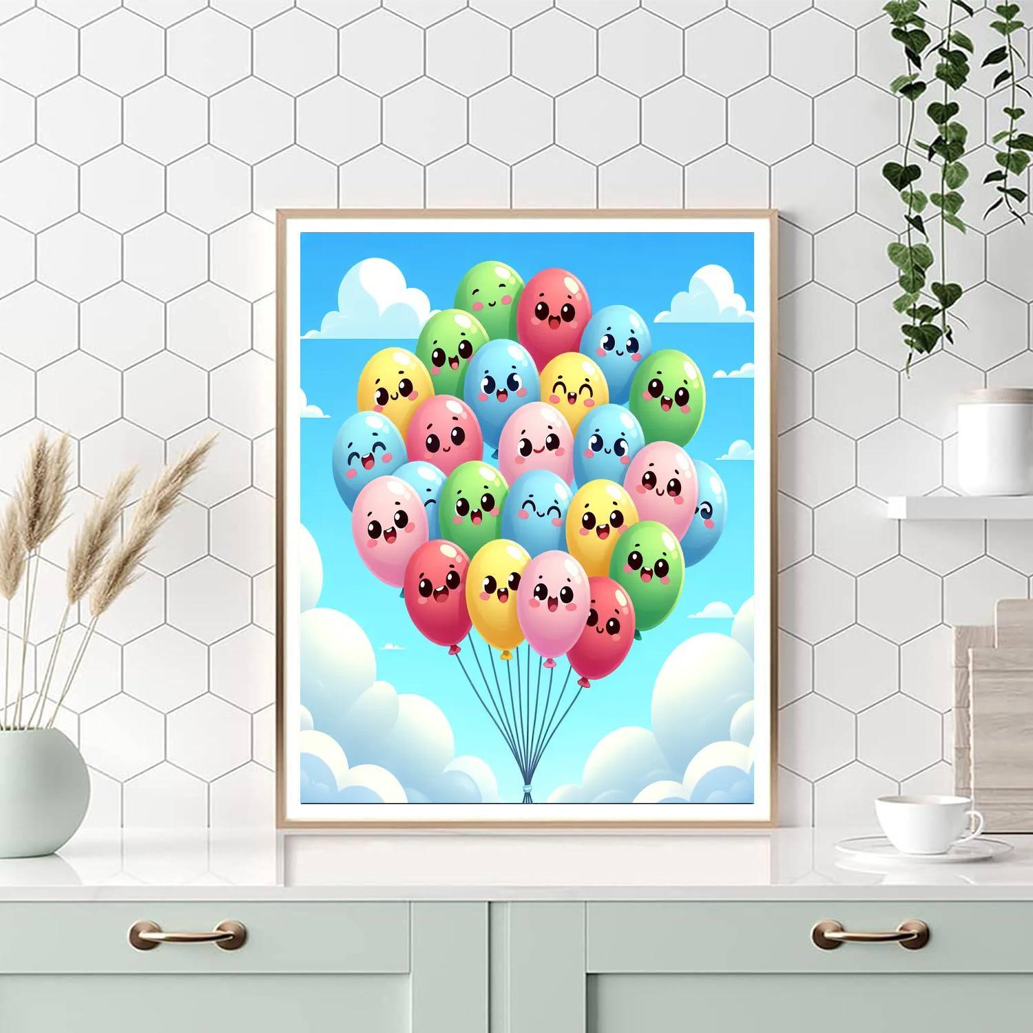 Breezy Balloon Adventures Painting Number Kit