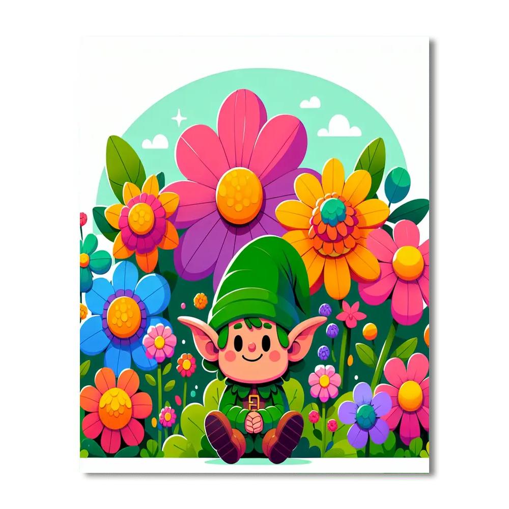 Giggling Goblin Garden Paint By Numbers Kits