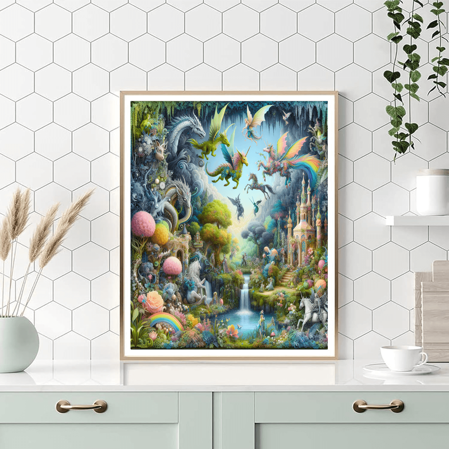 Enchanted Wonderland Painting Number Kit
