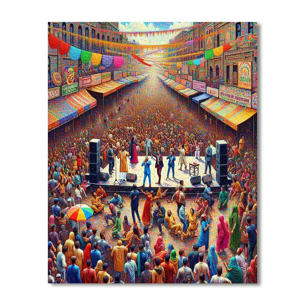 Montreal's Just For Laughs Festival - Canada Paint By Numbers Kits