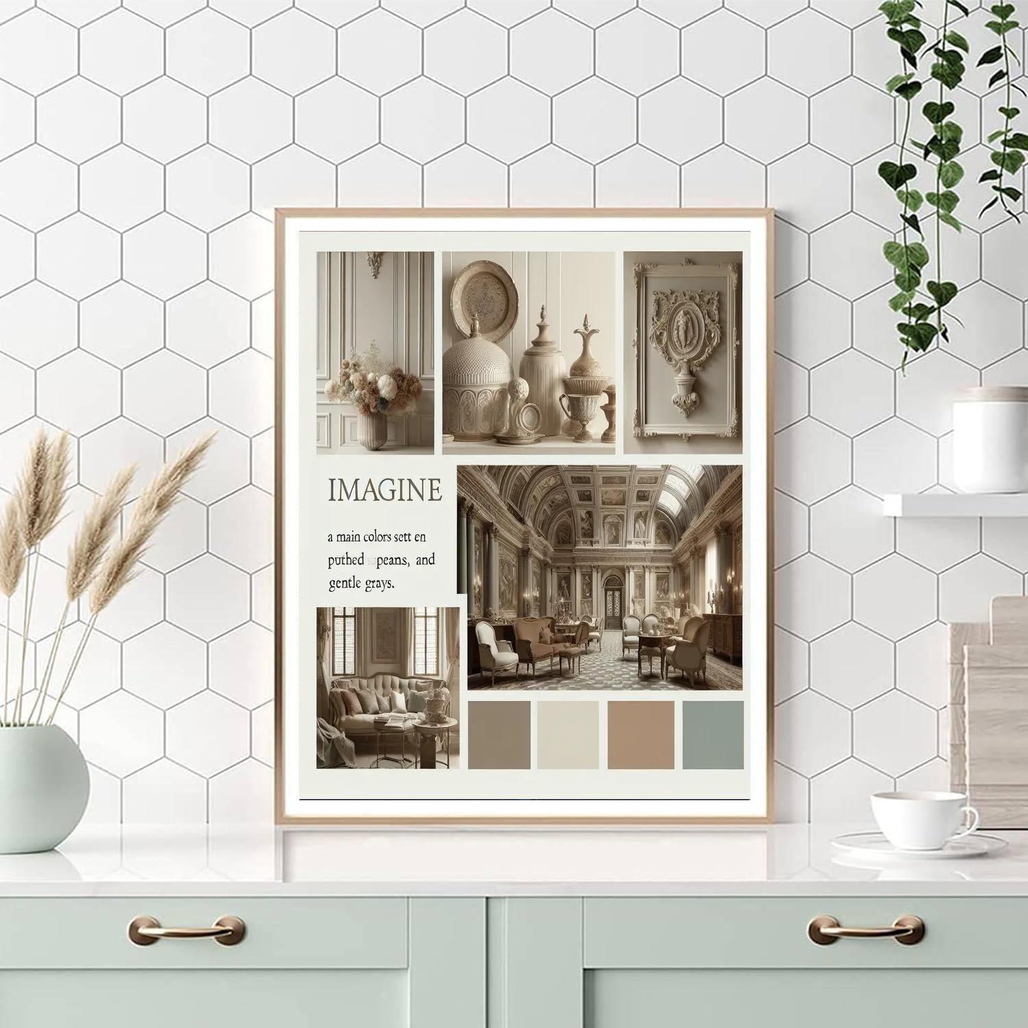 Vintage Charm Escape Numbered Painting Kits