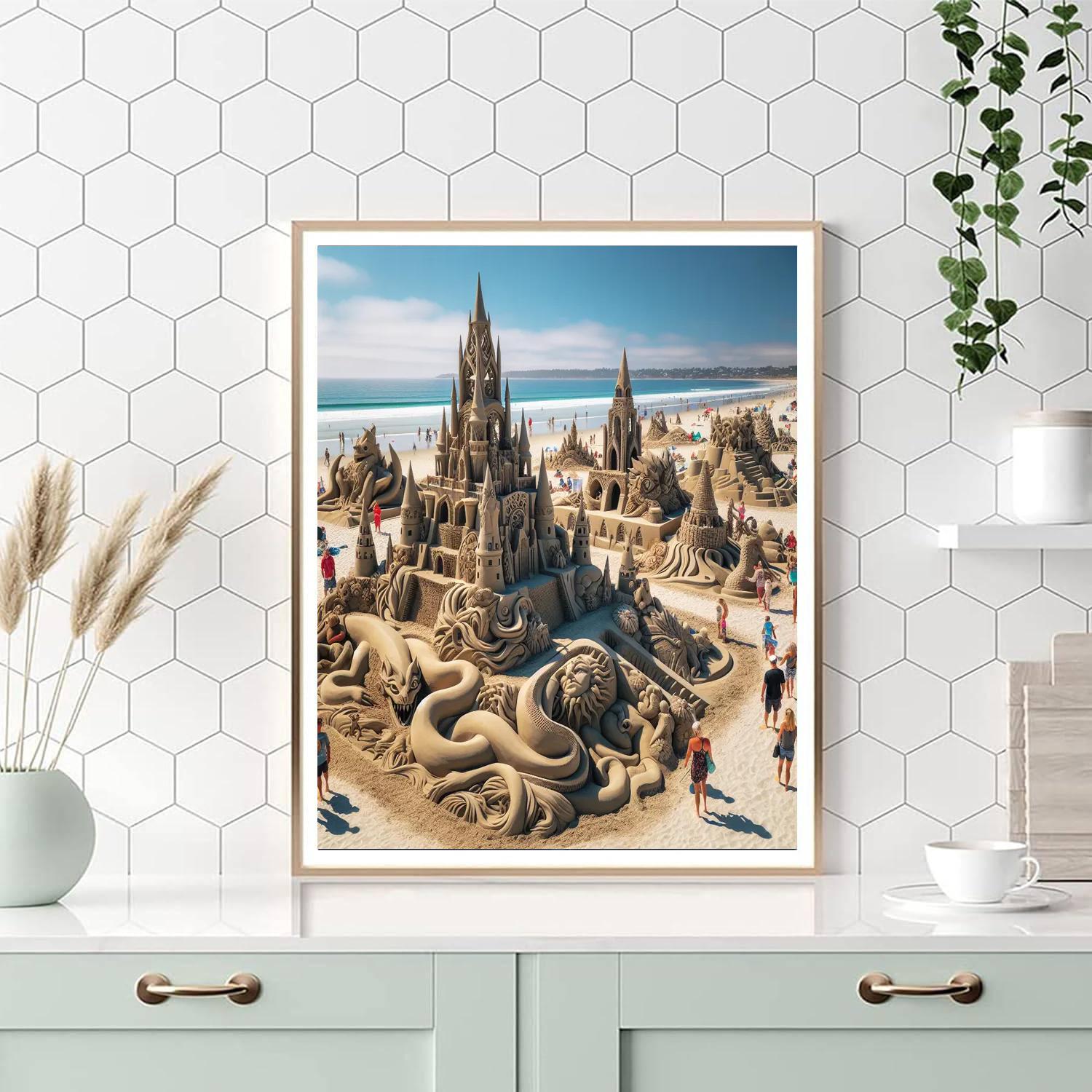 Sandcastle Competition - Usa Numbered Painting Kits