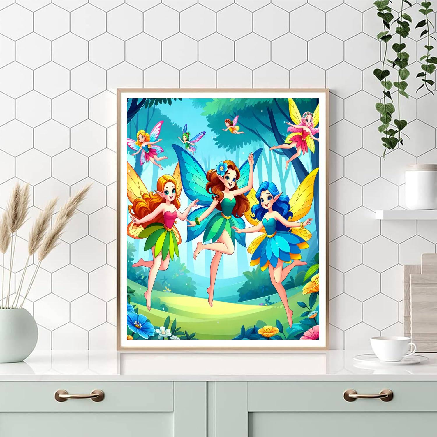 Pixie Hollow Number Painting