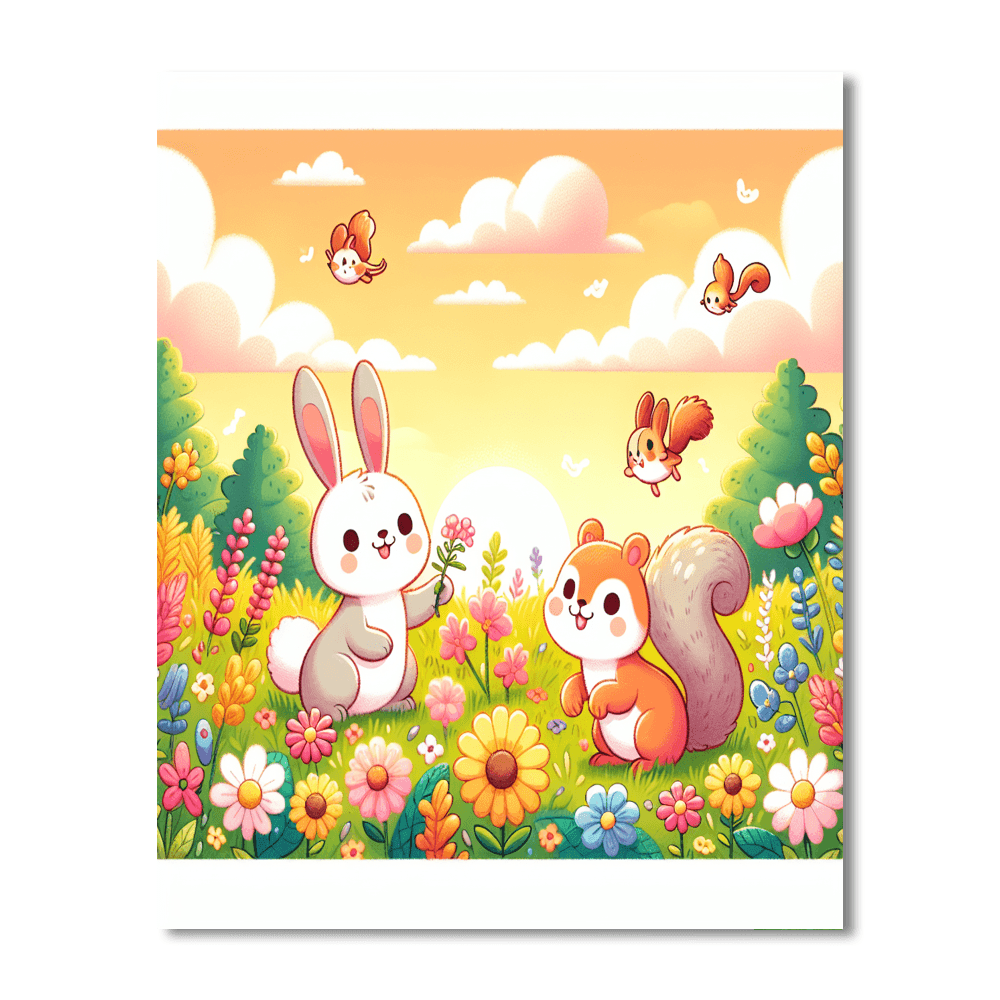 Cute Critter Collection Paint By Numbers