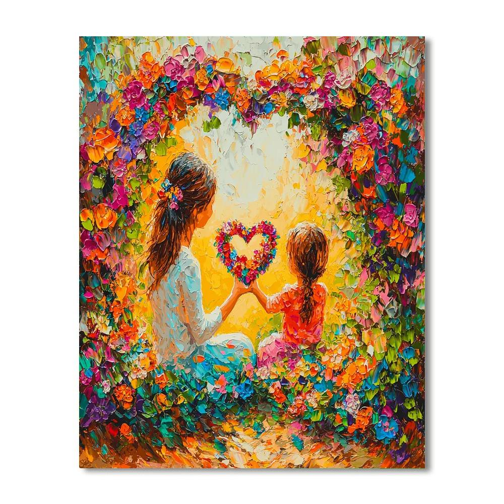 Hearts And Hands Paint By Numbers