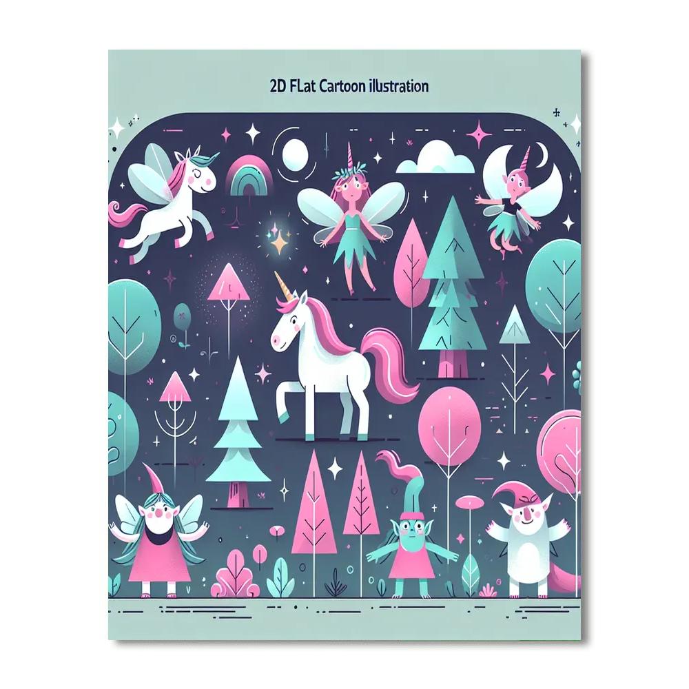 Enchanted Encounters Painting Number Kit