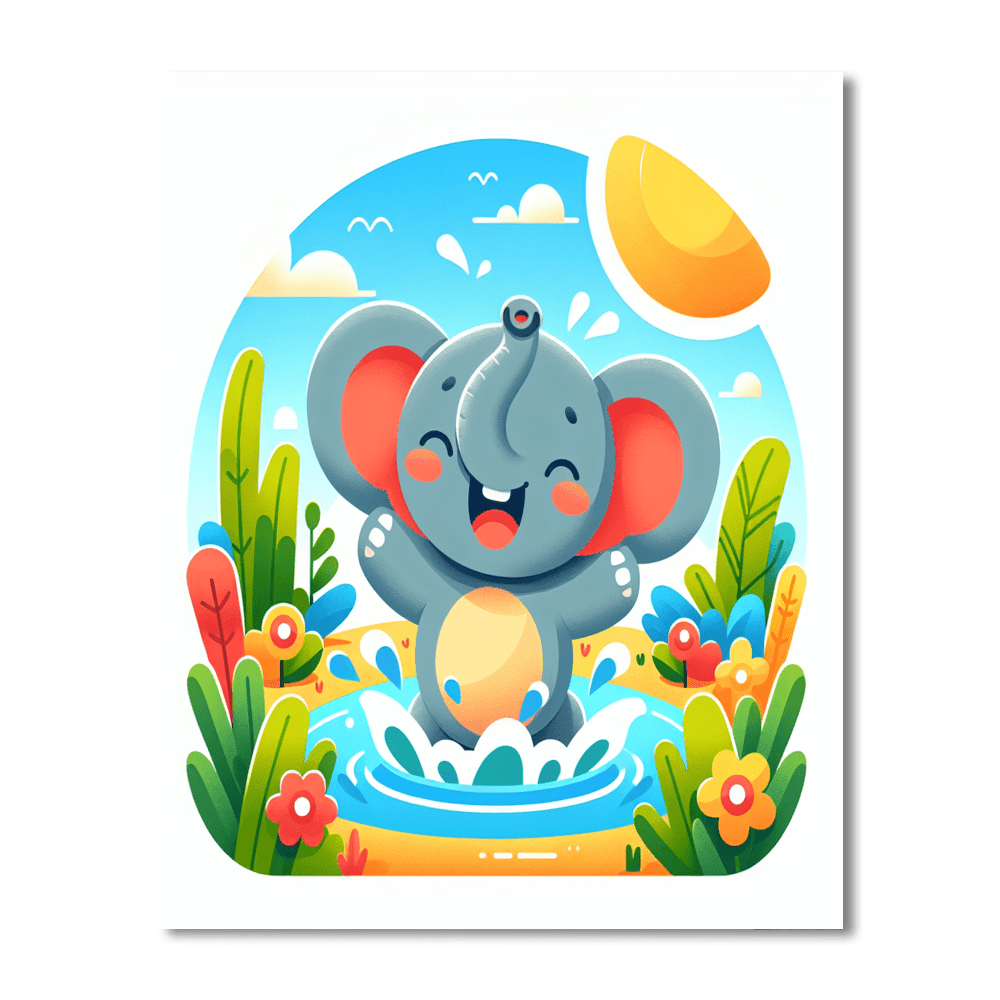 Adventure Time Elephant Paint By Number