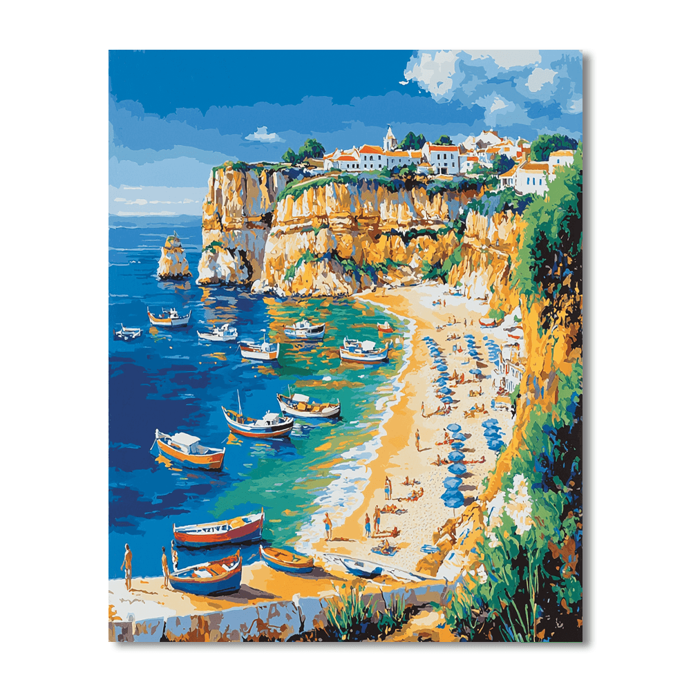 Algarve Coast DIY Paint By Numbers