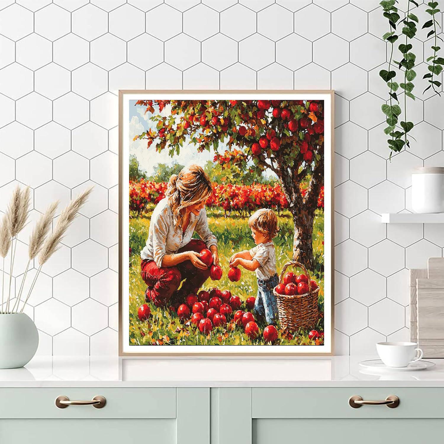 An Afternoon In The Orchard Painting Number Kit