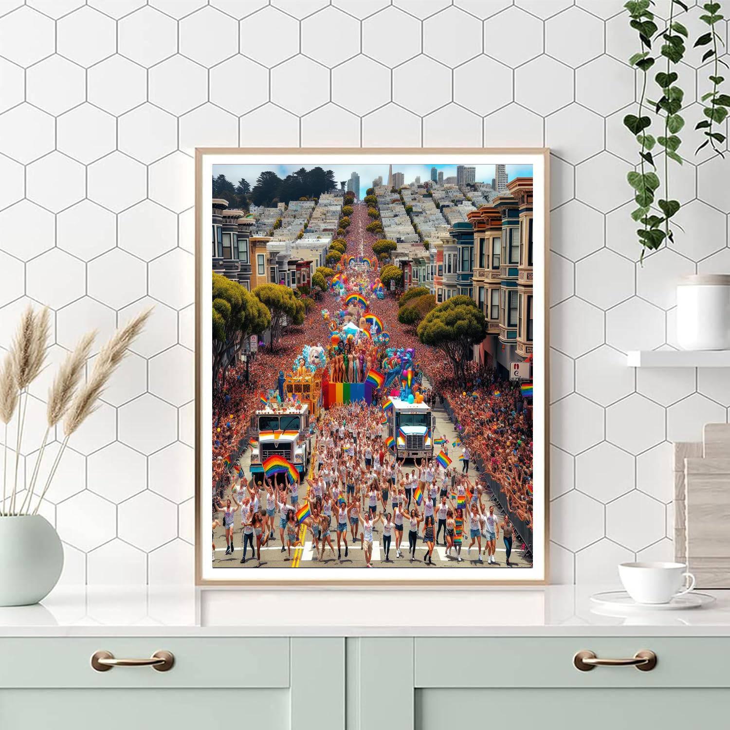 San Francisco Pride Parade - United States Paint By Numbers