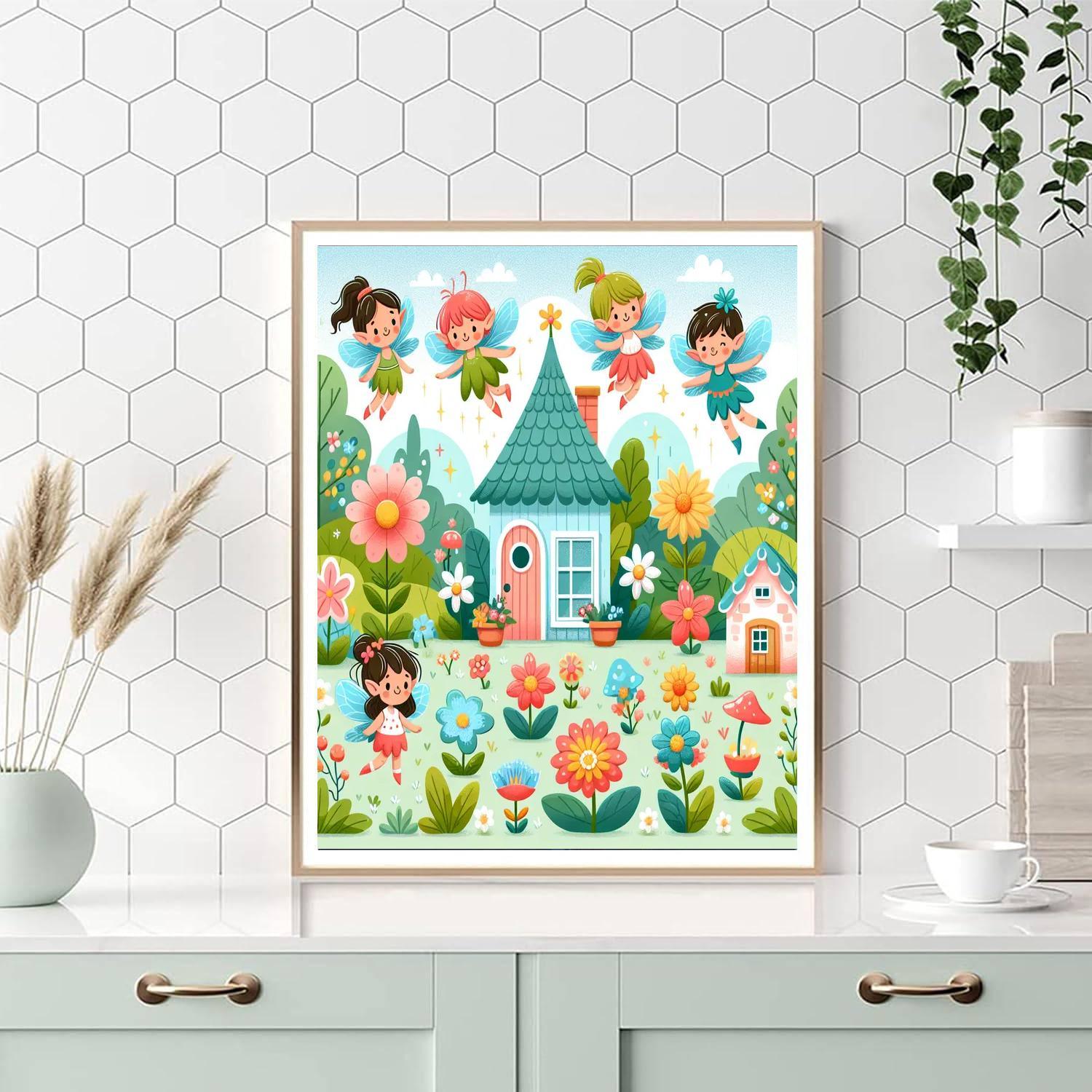 Fairy Garden Wonders Numbered Painting Kits