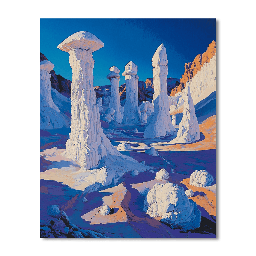White Desert National Park - Egypt Painting By Numbers Kit