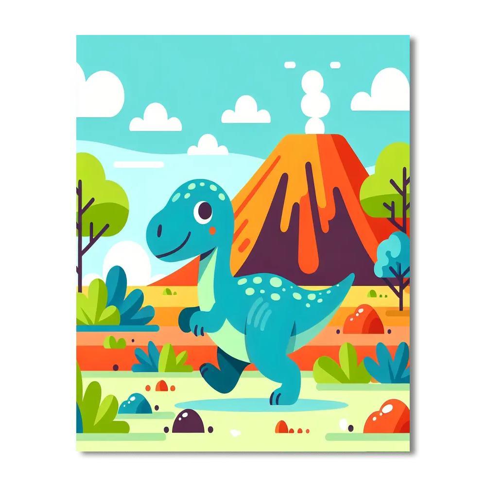 Dino Dig Discovery Paint By Numbers