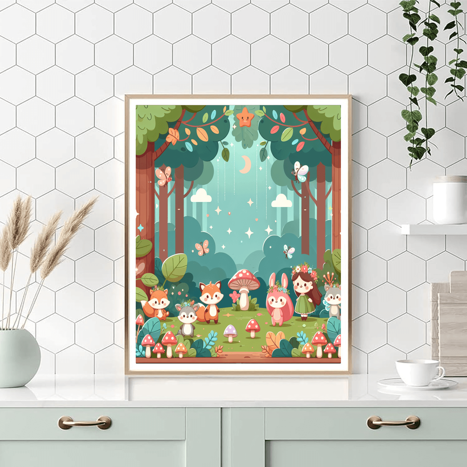 Whimsical Woodland Tales Painting By Numbers Kit