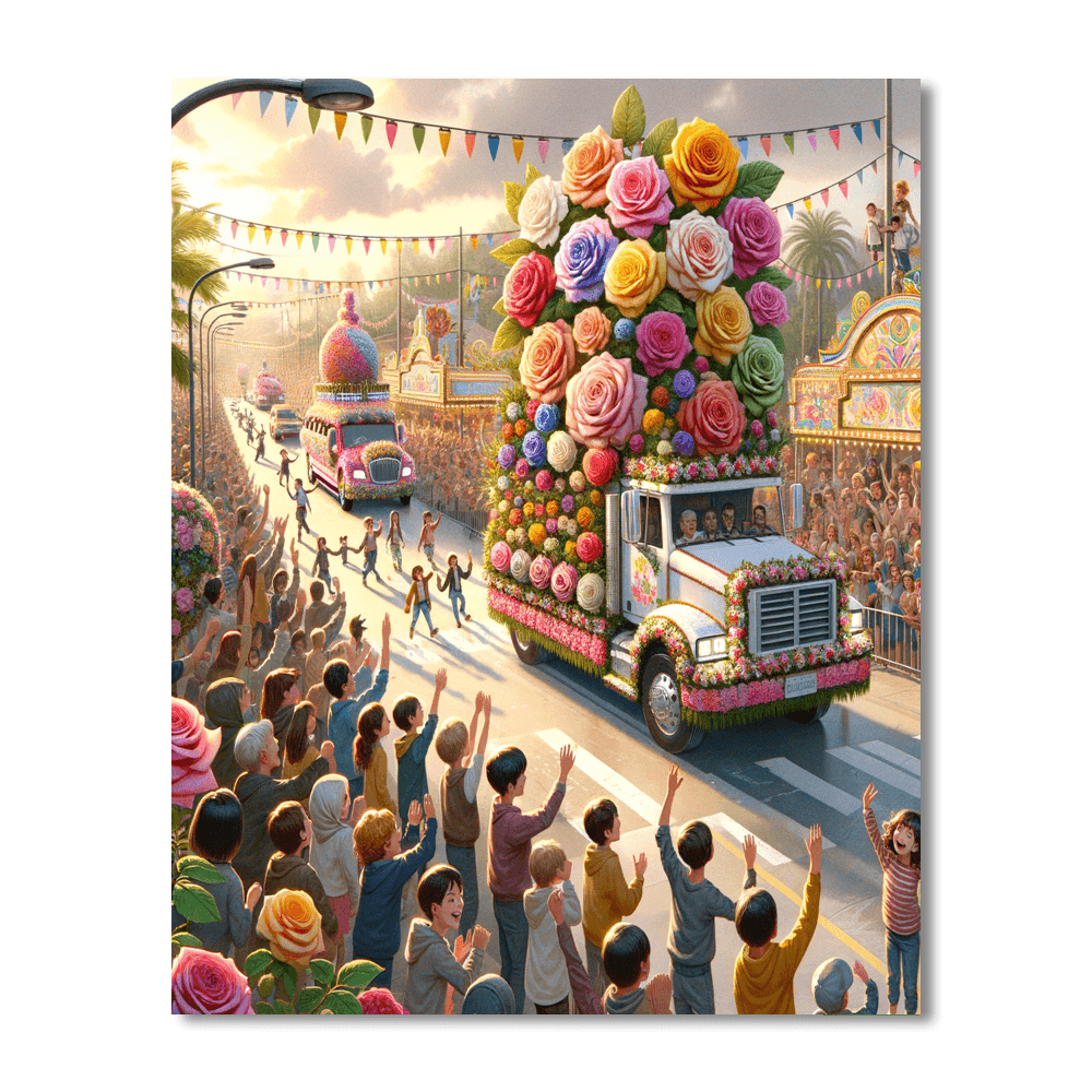 Portland Rose Festival - Oregon, Usa Painting By Numbers Kit