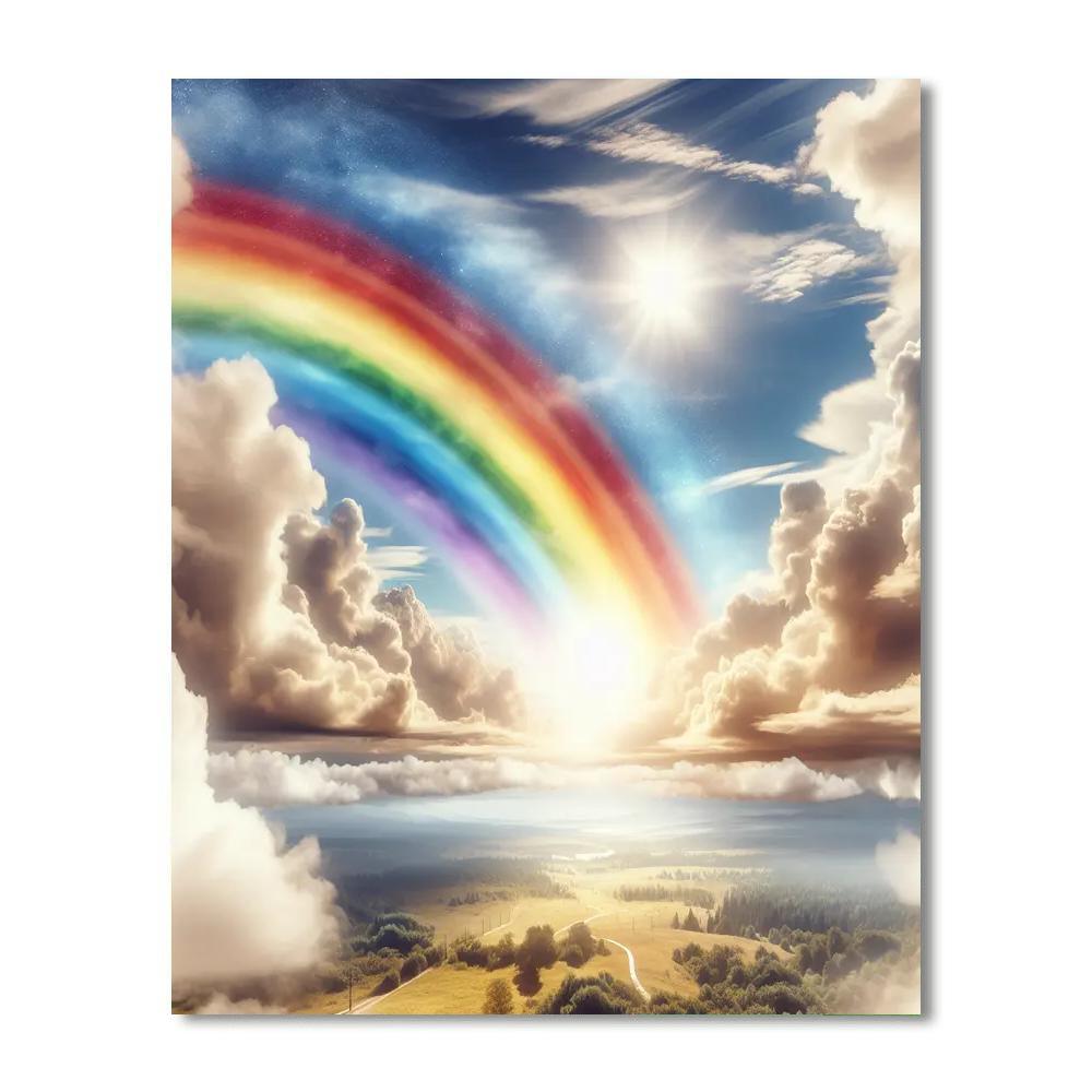 Rainbow Dreams For Little Ones Painting By Numbers Kit