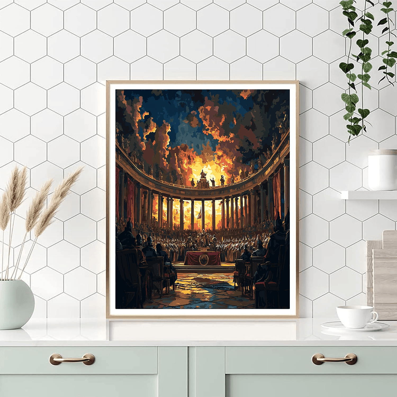 Jacques-Louis David Inspired Historic Echoes  Paint By Numbers