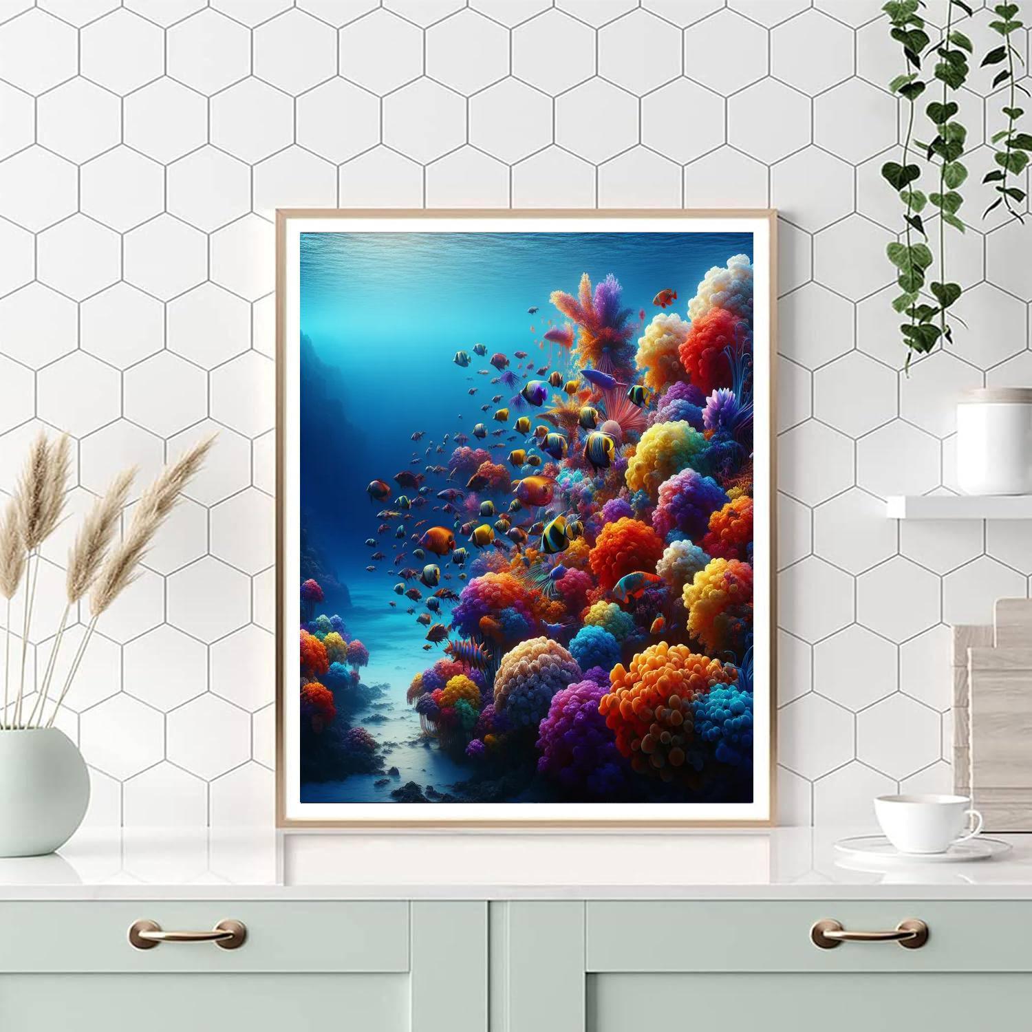 Coral Kingdom Paint By Numbers Kits