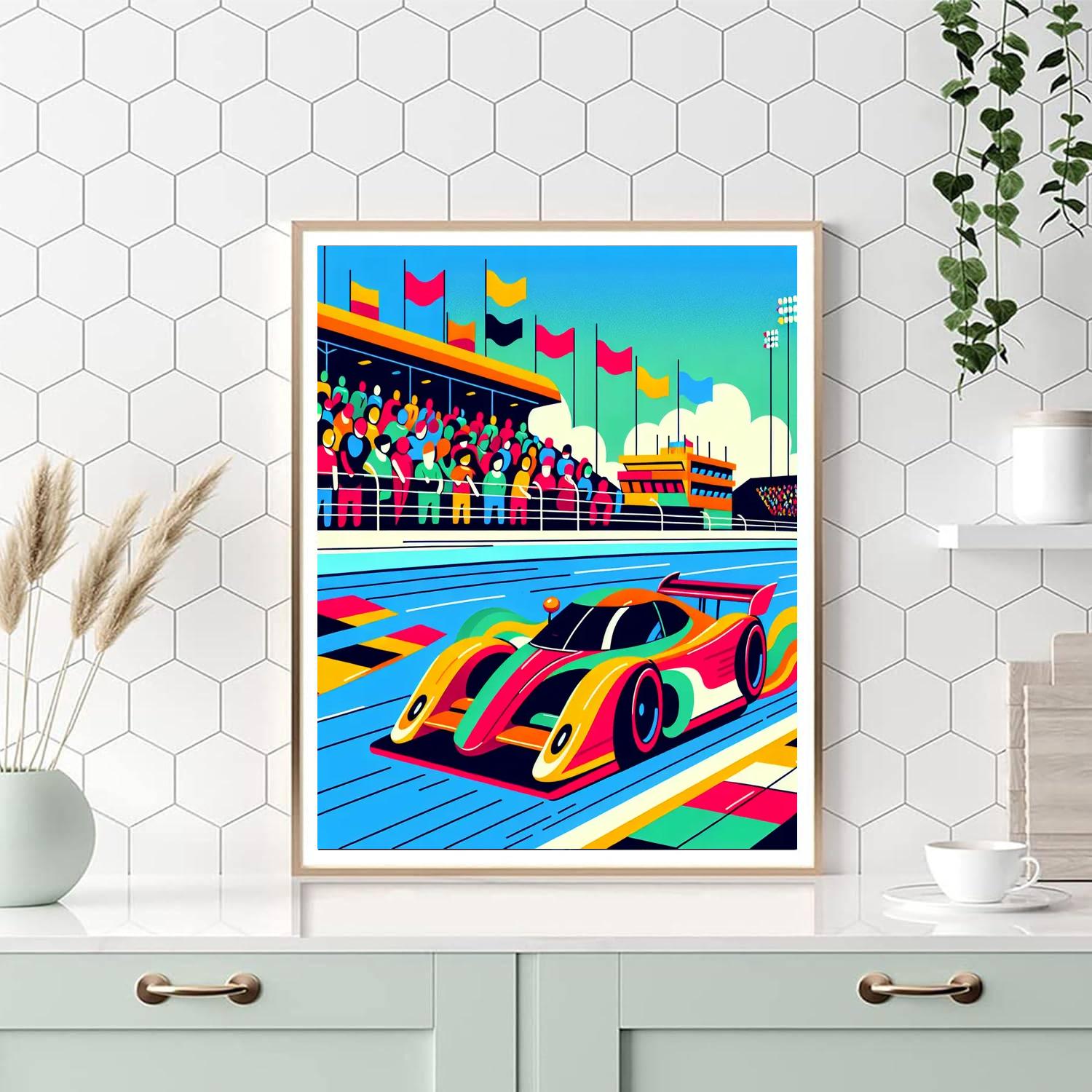 Racing Adventure Rally Paint By Numbers Kits