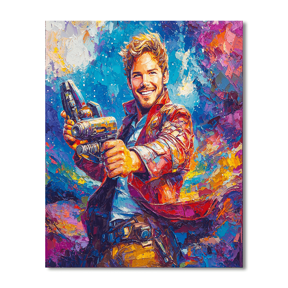 Chris Pratt: The Adventurous Spirit Of Star-lord DIY Paint By Numbers