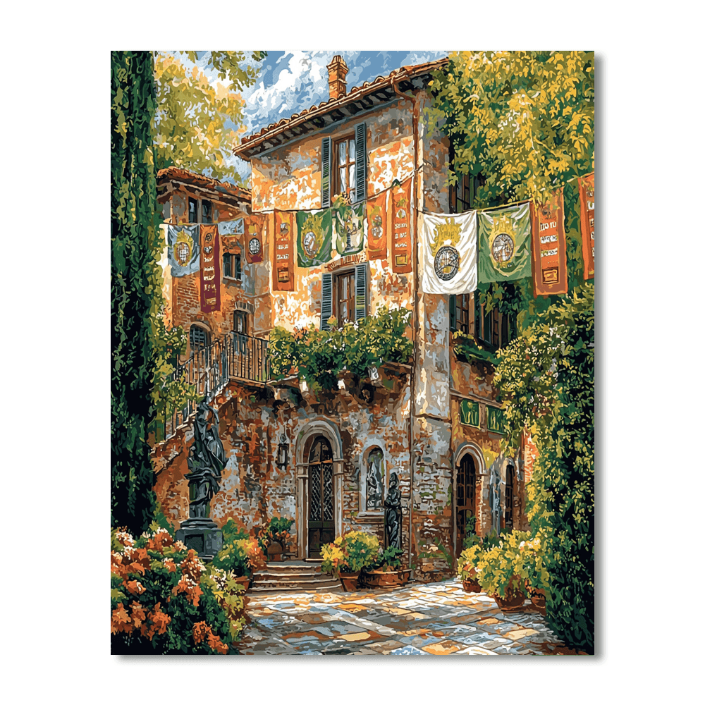 Galileo's Home Number Painting