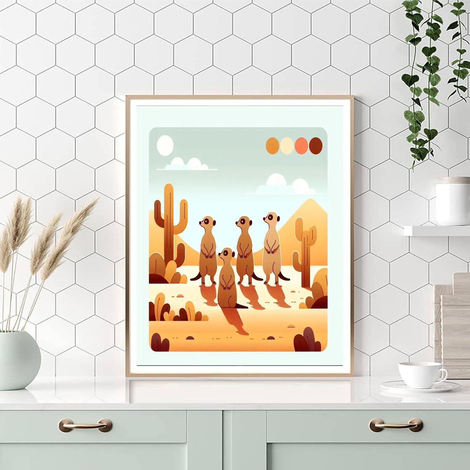 Marvelous Meerkat Manor Paint By Color