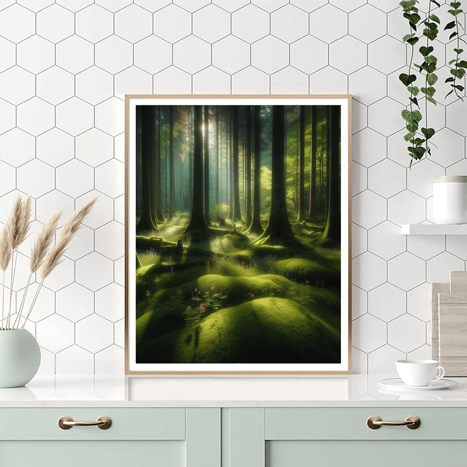 Secluded Forest Haven Paint By Numbers