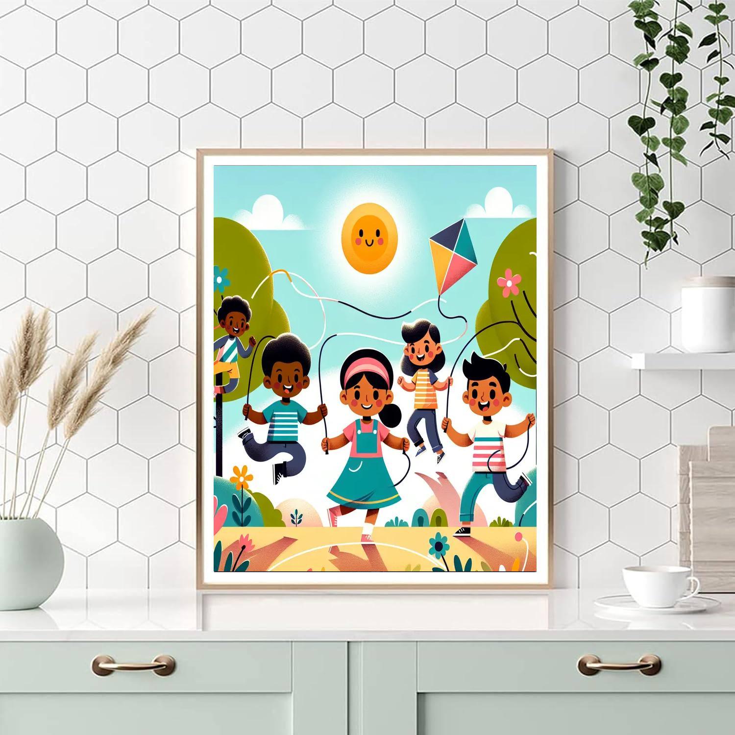 Energetic Playtime Pals Paint By Number