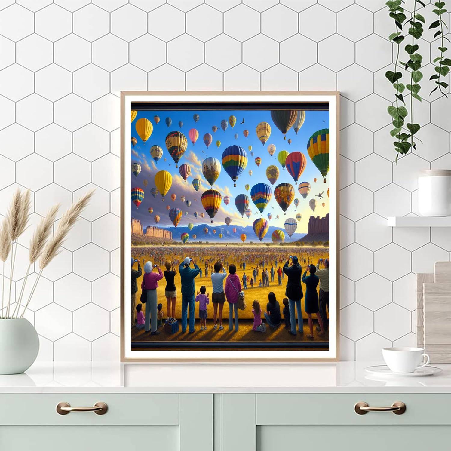 Albuquerque Hot Air Balloon Festival - Usa Paint By Numbers