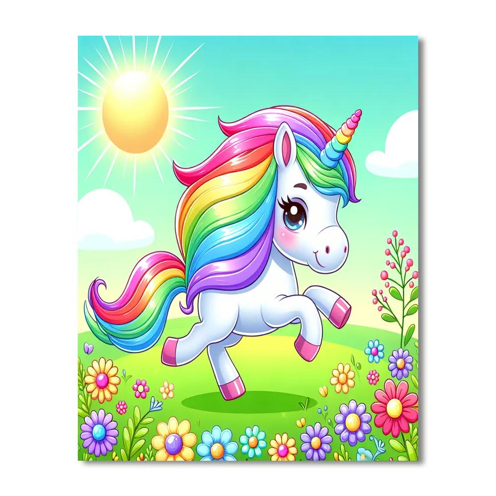 Mysterious Unicorn Paint By Numbers Art