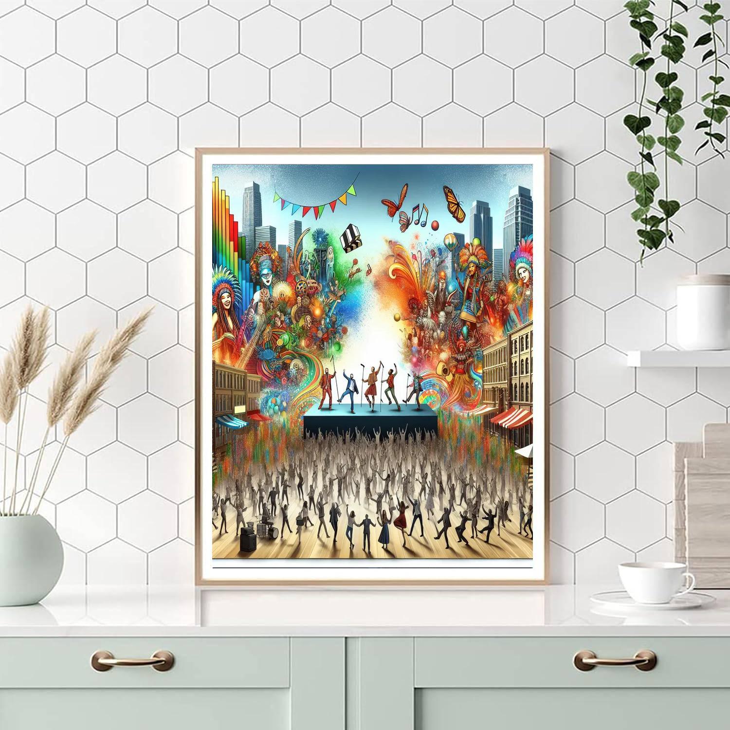 Fringe Festival - Adelaide, Australia Painting By Numbers Kit