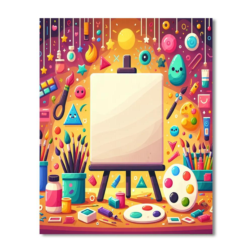 Colorful Crafts Paint By Numbers Art