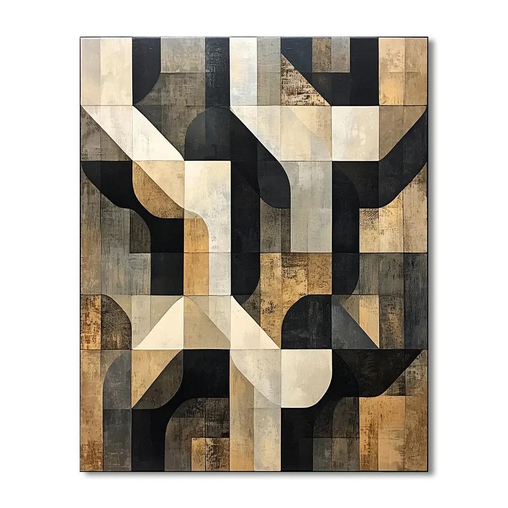 M.C. Escher Inspired Fluid Symmetries  Painting Number Kit