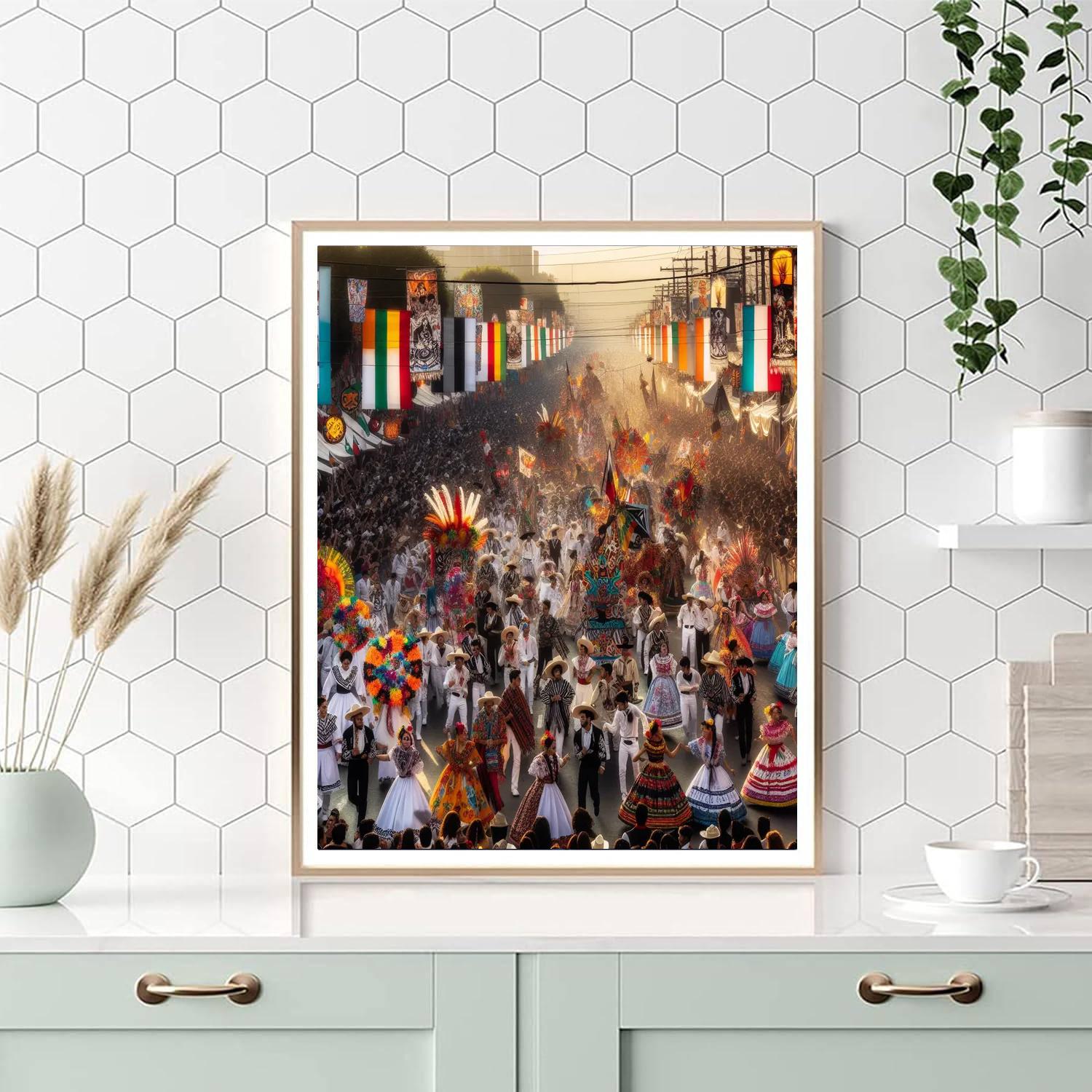 Dia De La Raza DIY Paint By Numbers