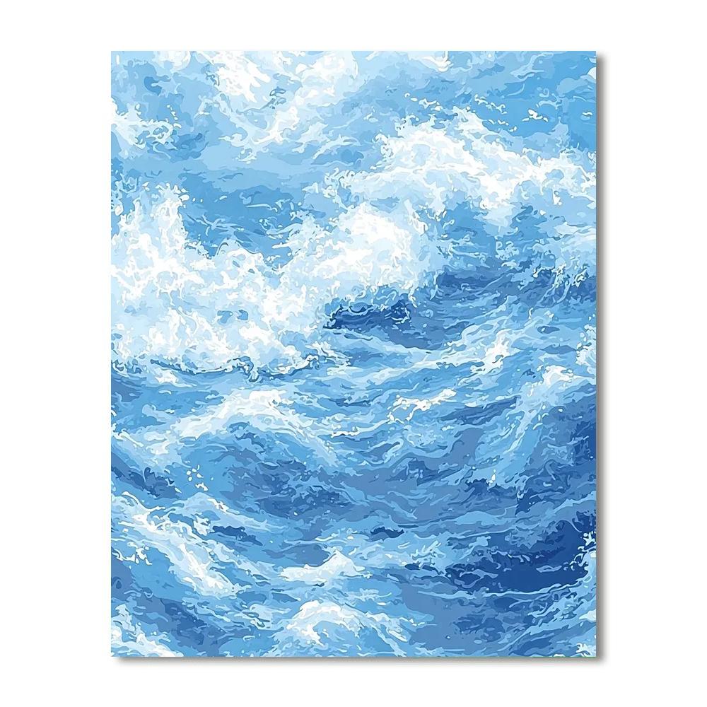 Leonardo Da Vinci Inspired Gentle Currents  Paint By Numbers Art