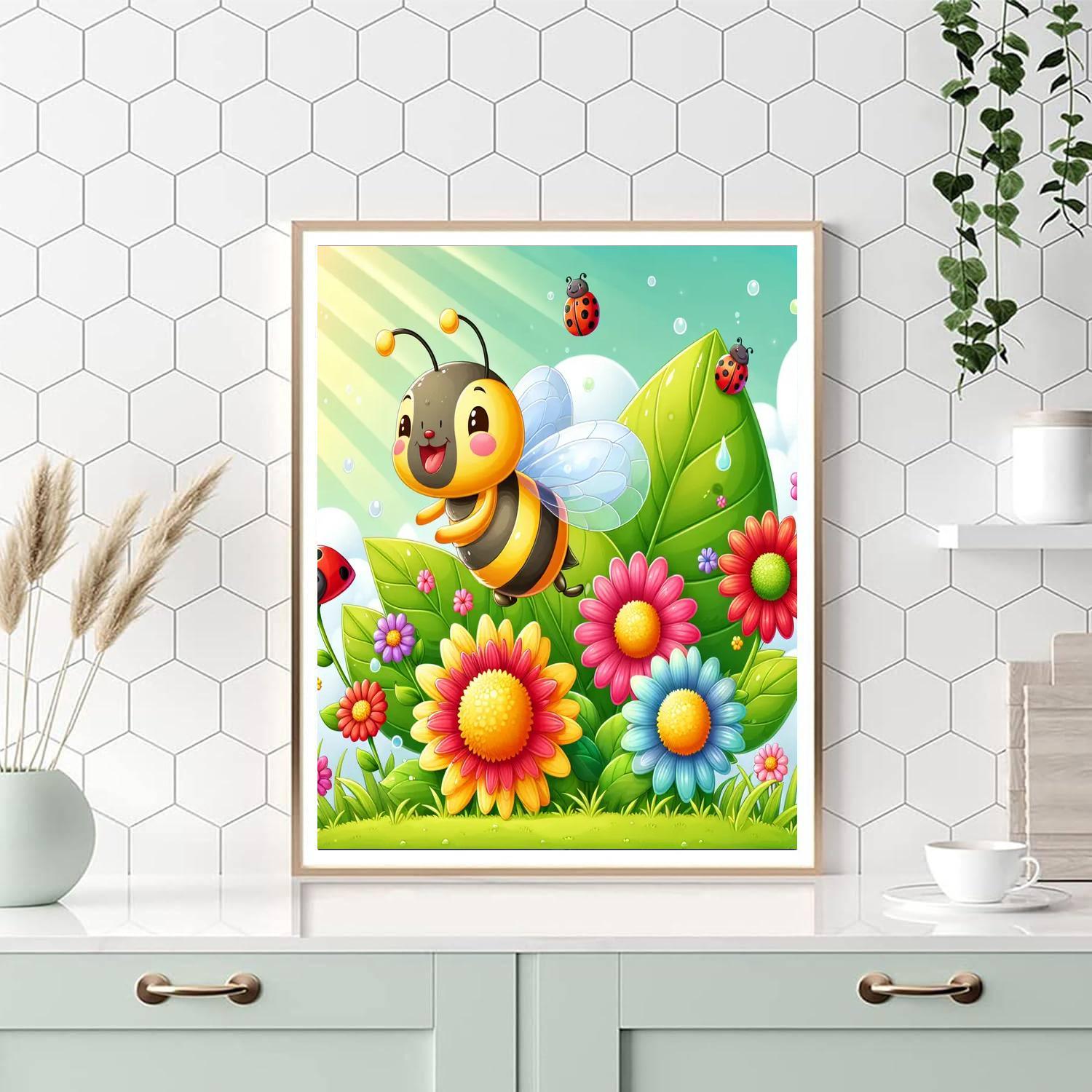 Fantastic Flower Power Painting Number Kit