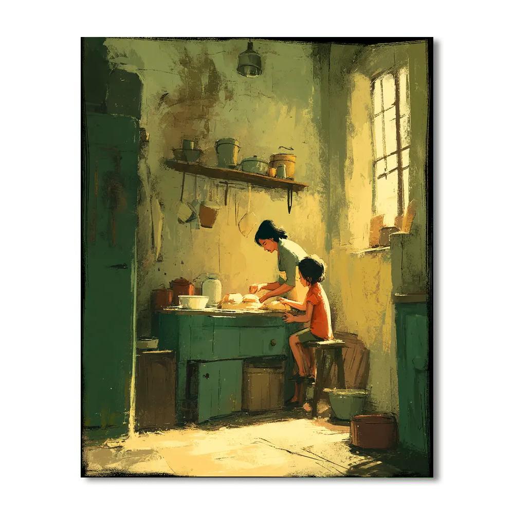 The Comforting Kitchen Paint By Numbers Art