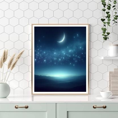Enchanting Nightscape Number Painting