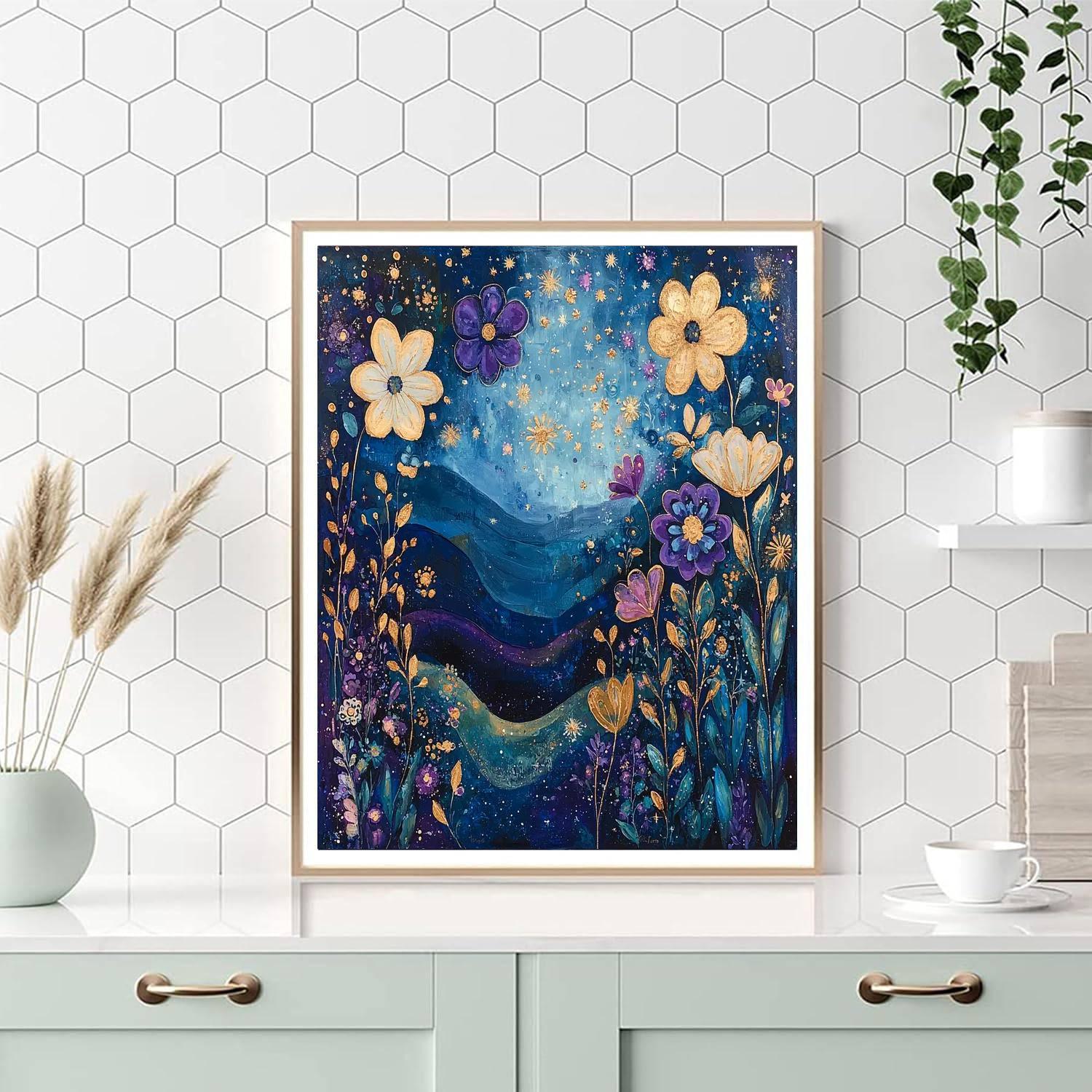 Paul Cézanne Inspired Celestial Blossom Harmony  Paint By Number