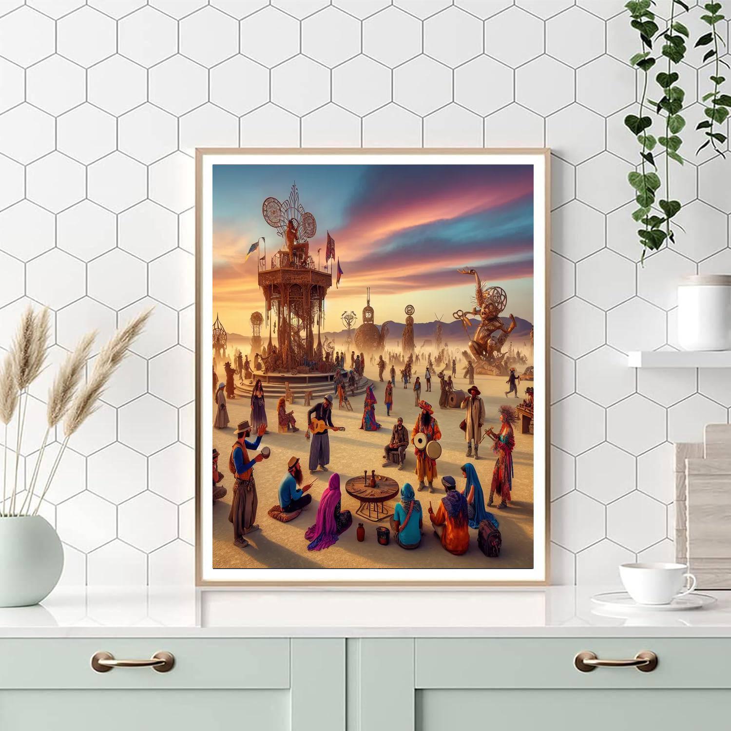 Afrikaburn - Tankwa Karoo, South Africa Painting Number Kit