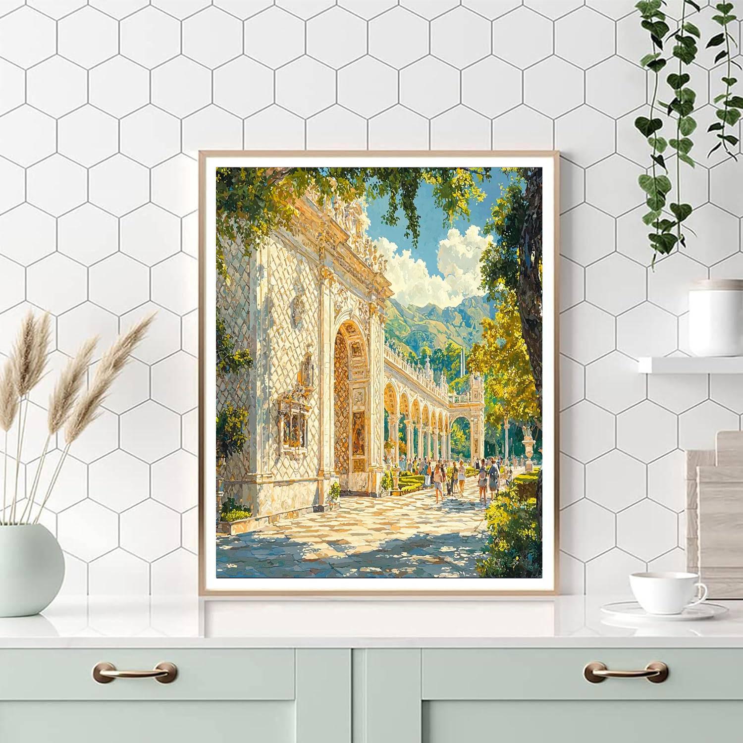 Palazzo Dei Diamanti Paint By Color