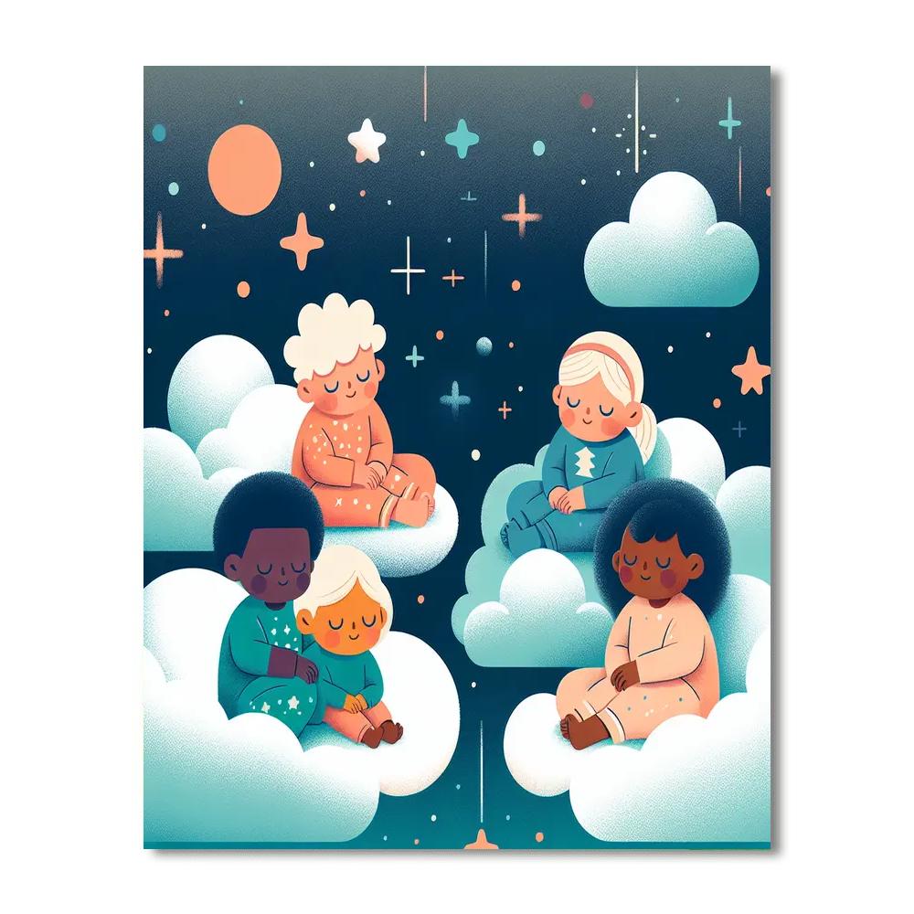 Dreamland Drifters Painting Number Kit